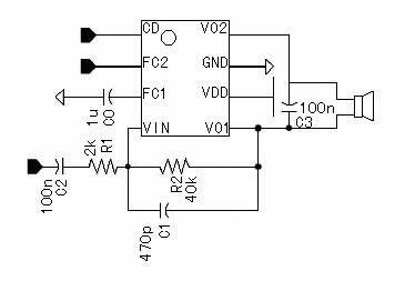 lm4871小功率音频ic在最低电压1.8v正常工作的应用线路图原理说明